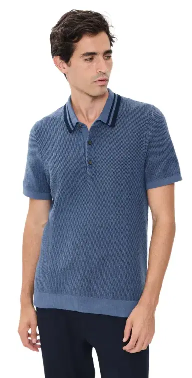 Rhone Fine Knit Sweater Polo | Thumbnail 1