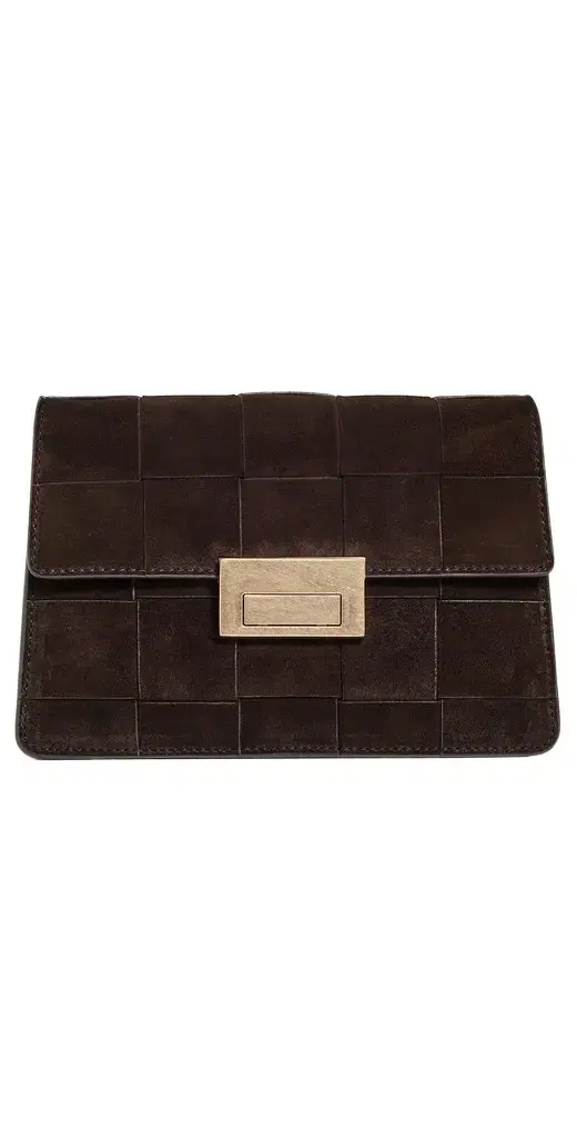 Loeffler Randall Delphine Leather Clutch