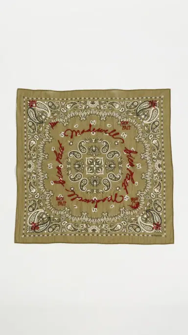 Madewell Embroidered Cotton Bandana | Thumbnail 4