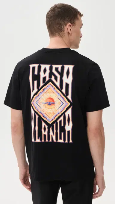 Casablanca Hermons Mirage Printed Classic T-Shirt | Thumbnail 3 Casablanca Hermons Mirage Printed Classic T-Shirt | Thumbnail 3