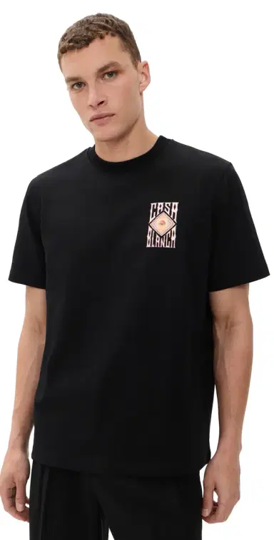Casablanca Hermons Mirage Printed Classic T-Shirt | Thumbnail 1 Casablanca Hermons Mirage Printed Classic T-Shirt | Thumbnail 1