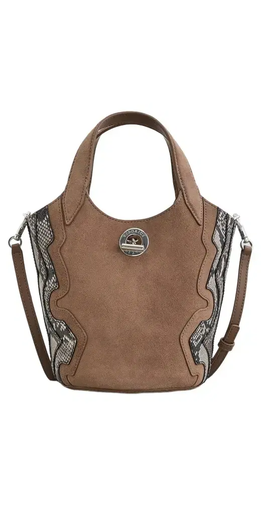 Veronica Beard Snake Embossed Anchor Bag