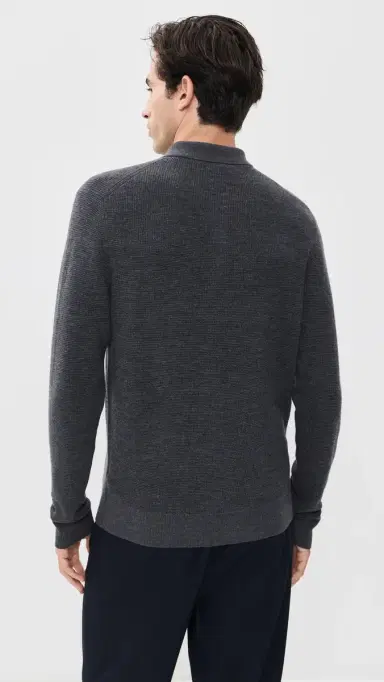 Greyson Saratoga Waffle Stitch Sweater Polo | Thumbnail 3 Greyson Saratoga Waffle Stitch Sweater Polo | Thumbnail 3