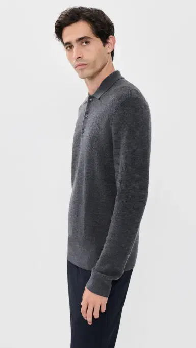 Greyson Saratoga Waffle Stitch Sweater Polo | Thumbnail 4 Greyson Saratoga Waffle Stitch Sweater Polo | Thumbnail 4