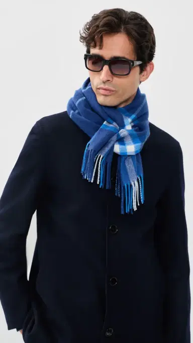 Burberry Giant Check Cashmere Scarf | Thumbnail 3 Burberry Giant Check Cashmere Scarf | Thumbnail 3