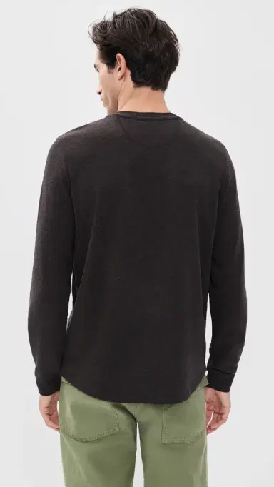 Marine Layer Luxe 250 Henley Tee | Thumbnail 3