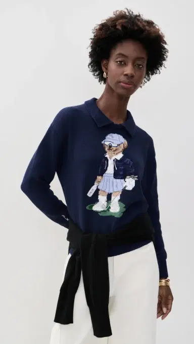 RLX Ralph Lauren Long Sleeve Collared Pullover Sweater | Thumbnail 2