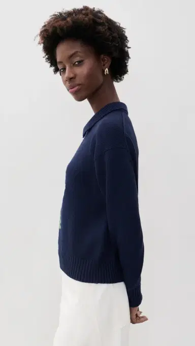 RLX Ralph Lauren Long Sleeve Collared Pullover Sweater | Thumbnail 4