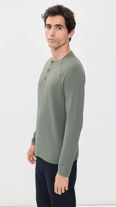 Rhone Waffle Tech Henley | Thumbnail 4 Rhone Waffle Tech Henley | Thumbnail 4