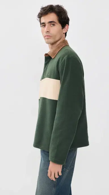 Rhythm Awake Polar Fleece Polo | Thumbnail 4 Rhythm Awake Polar Fleece Polo | Thumbnail 4