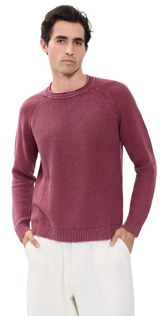 Marine Layer Garment Dye Roll Neck Sweater