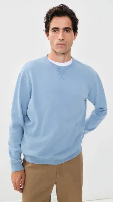 Marine Layer Relaxed Cloud 9 Fleece Crew Neck Sweatshirt | Thumbnail 2