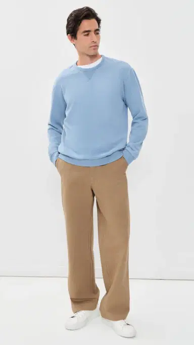 Marine Layer Relaxed Cloud 9 Fleece Crew Neck Sweatshirt | Thumbnail 5