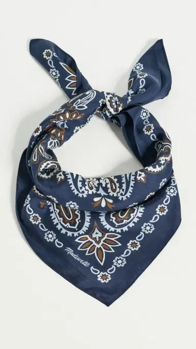 Madewell Medium Silk Bandana | Thumbnail 2