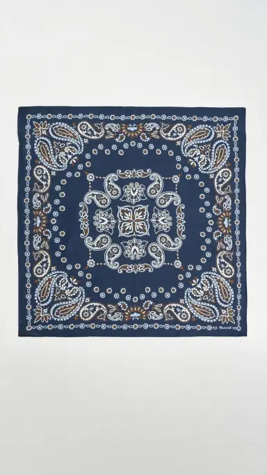 Madewell Medium Silk Bandana | Thumbnail 5