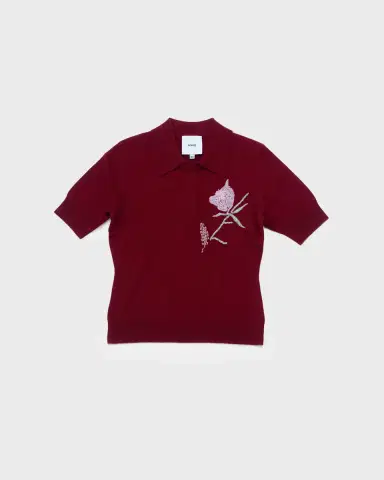 Aknvas The Ailey polo in burgundy cashmere wool | Thumbnail 2 Aknvas The Ailey polo in burgundy cashmere wool | Thumbnail 2