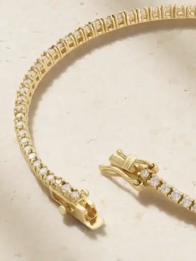 Jennifer Meyer 18-karat Gold, Diamond And Emerald Tennis Bracelet | Thumbnail 3 Jennifer Meyer 18-karat Gold, Diamond And Emerald Tennis Bracelet | Thumbnail 3