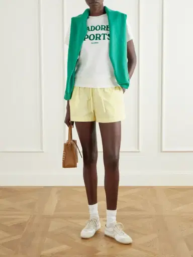 Sporty & Rich J'adore Printed Cotton-jersey T-shirt | Thumbnail 2 Sporty & Rich J'adore Printed Cotton-jersey T-shirt | Thumbnail 2