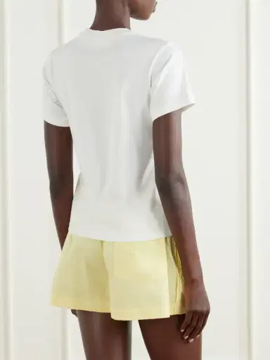 Sporty & Rich J'adore Printed Cotton-jersey T-shirt | Thumbnail 4 Sporty & Rich J'adore Printed Cotton-jersey T-shirt | Thumbnail 4