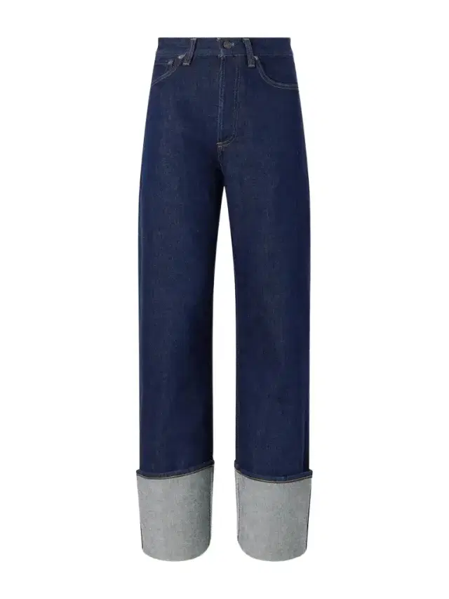 AGOLDE Big Cuff Mid-rise Straight-leg Jeans