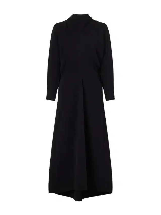 TOTEME Tie-detailed Draped Cady Maxi Dress