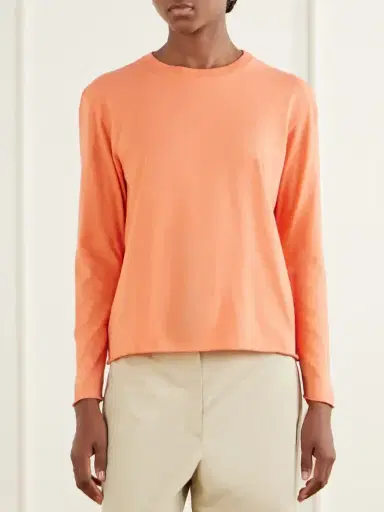 Auralee Cotton And Cashmere-blend T-shirt | Thumbnail 3