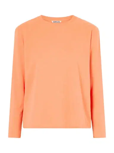 Auralee Cotton And Cashmere-blend T-shirt | Thumbnail 1