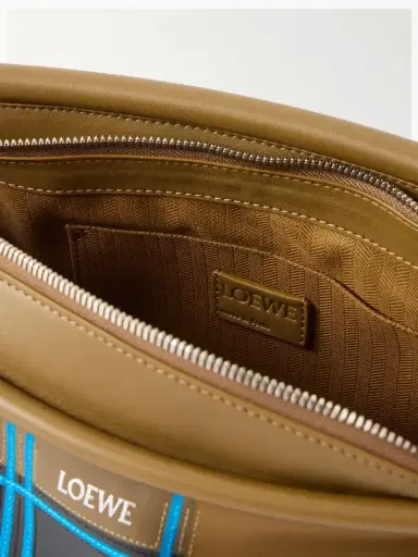 Loewe Whisker Checked Leather Shoulder Bag | Thumbnail 6
