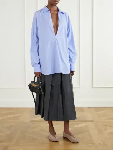 Maison Margiela Tabi Split-toe Suede Ballet Flats | Thumbnail 4 Maison Margiela Tabi Split-toe Suede Ballet Flats | Thumbnail 4