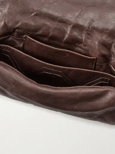 Rick Owens Crinkled-leather Clutch | Thumbnail 6