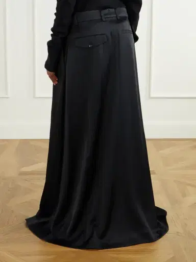 Ann Demeulemeester Kaisa Duchesse-satin Maxi Skirt | Thumbnail 3 Ann Demeulemeester Kaisa Duchesse-satin Maxi Skirt | Thumbnail 3