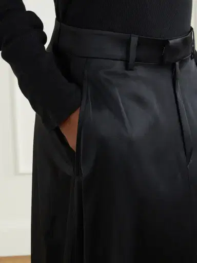 Ann Demeulemeester Kaisa Duchesse-satin Maxi Skirt | Thumbnail 4 Ann Demeulemeester Kaisa Duchesse-satin Maxi Skirt | Thumbnail 4