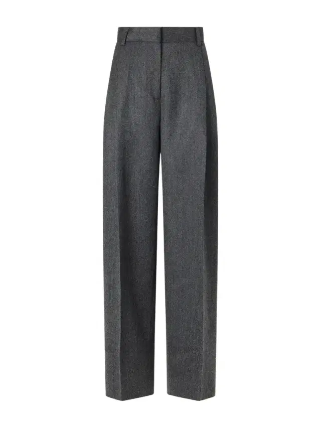 TOTEME Pleated Herringbone Wool Wide-leg Pants