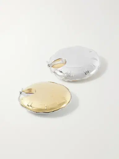 Loewe Inflated Balloon Silver And Gold-tone Earrings | Thumbnail 3