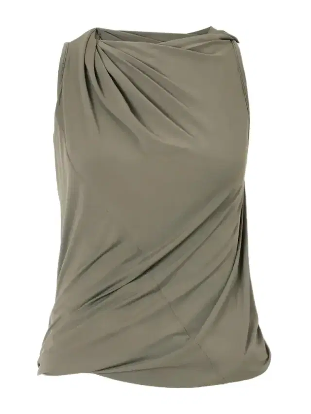 Rick Owens Luna Draped Crepe-jersey Tank