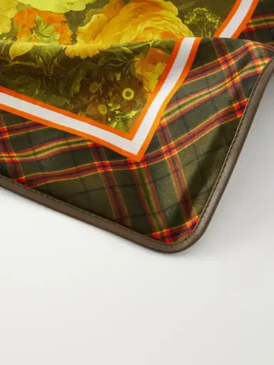 Dries Van Noten Printed Leather-trimmed Satin Shoulder Bag | Thumbnail 5 Dries Van Noten Printed Leather-trimmed Satin Shoulder Bag | Thumbnail 5