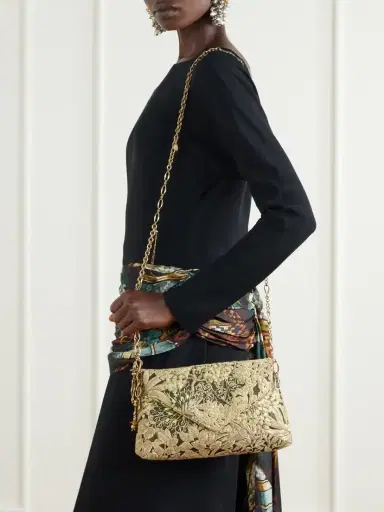 Dries Van Noten Floral-jacquard Shoulder Bag | Thumbnail 2 Dries Van Noten Floral-jacquard Shoulder Bag | Thumbnail 2