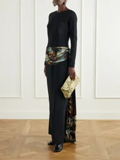 Dries Van Noten Floral-jacquard Shoulder Bag | Thumbnail 3 Dries Van Noten Floral-jacquard Shoulder Bag | Thumbnail 3