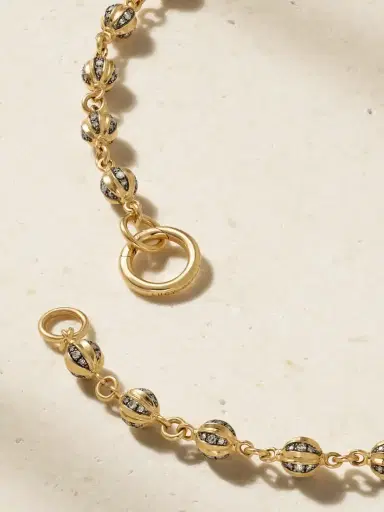 Lucy Delius 14-karat Gold Rhodium-plated Diamond Necklace | Thumbnail 3 Lucy Delius 14-karat Gold Rhodium-plated Diamond Necklace | Thumbnail 3
