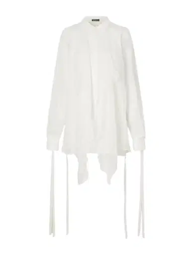 Ann Demeulemeester Sini Silk-trimmed Cotton Shirt | Thumbnail 1