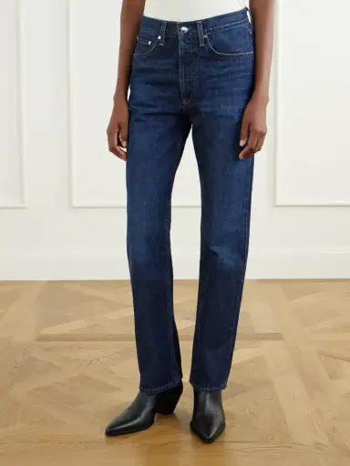 AGOLDE Lana Mid-rise Straight-leg Jeans | Thumbnail 3