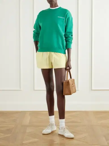 Sporty & Rich Fitness 94 Logo-printed Cotton-jersey Sweatshirt | Thumbnail 2
