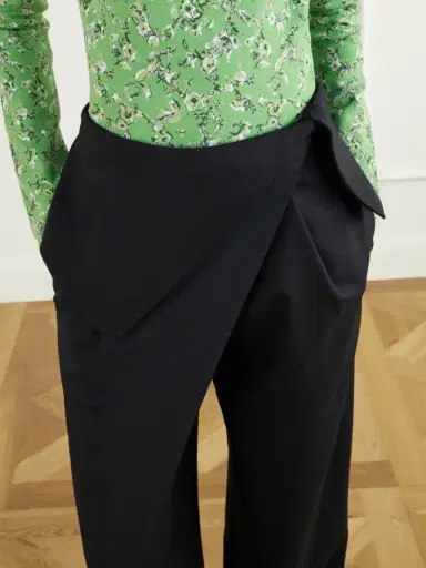 Loewe Gathered Wool High-waist Wide-leg Pants | Thumbnail 5