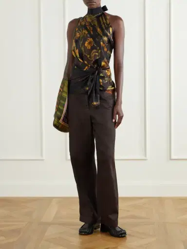 Dries Van Noten Floral-print Silk-satin Blouse | Thumbnail 2 Dries Van Noten Floral-print Silk-satin Blouse | Thumbnail 2