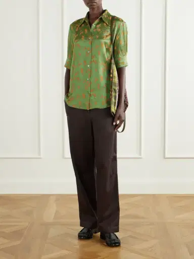 Dries Van Noten Floral-jacquard Shirt | Thumbnail 2 Dries Van Noten Floral-jacquard Shirt | Thumbnail 2