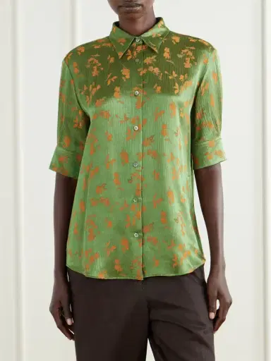 Dries Van Noten Floral-jacquard Shirt | Thumbnail 3 Dries Van Noten Floral-jacquard Shirt | Thumbnail 3