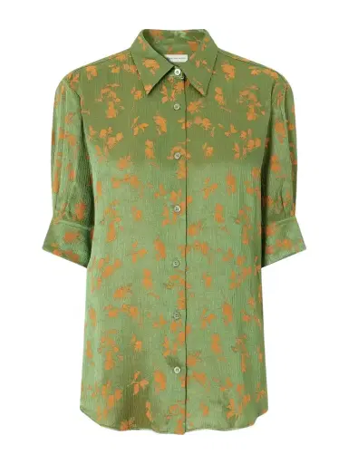 Dries Van Noten Floral-jacquard Shirt | Thumbnail 1 Dries Van Noten Floral-jacquard Shirt | Thumbnail 1