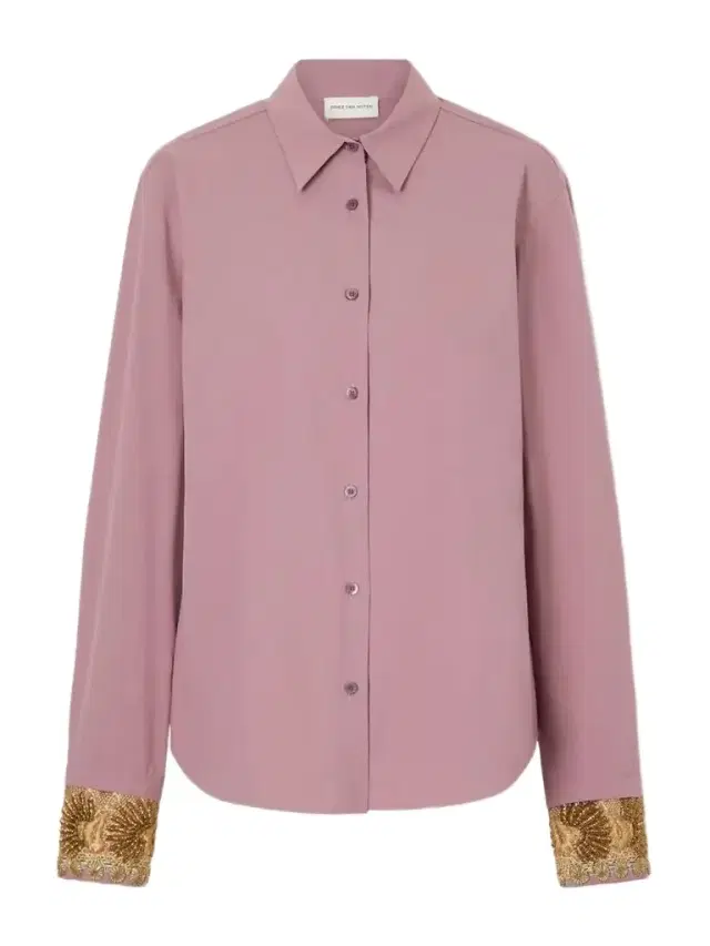 Dries Van Noten Embroidered Cotton-poplin Shirt