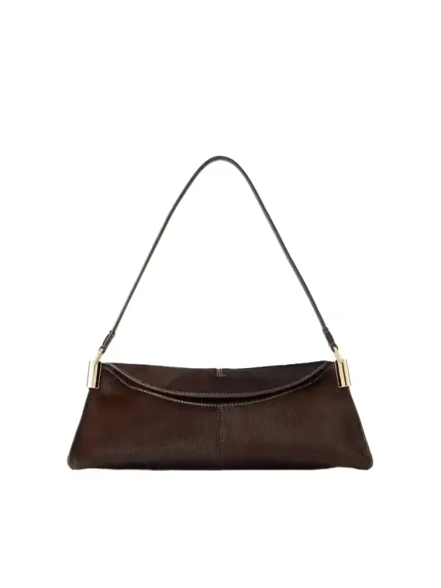 Balmain Leather-trimmed Pony-hair Shoulder Bag