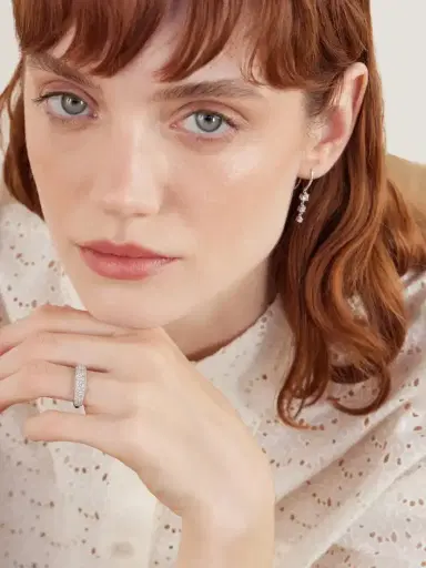 Jennifer Meyer Dome 18-karat White Gold Diamond Ring | Thumbnail 2 Jennifer Meyer Dome 18-karat White Gold Diamond Ring | Thumbnail 2